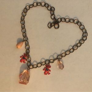 Dancing Bears Grateful Dead Upcycled Necklace oOaK